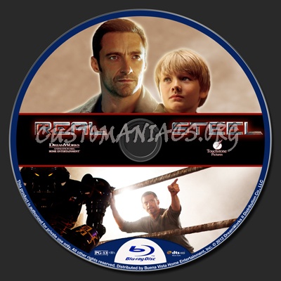 Real Steel blu-ray label