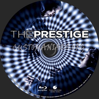 The Prestige blu-ray label