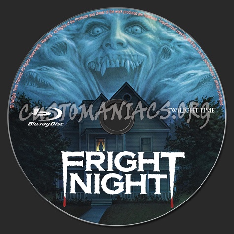Fright Night 1985 blu-ray label