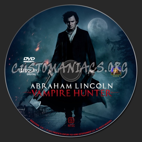 Abraham Lincoln: Vampire Hunter dvd label