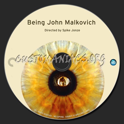 Being John Malkovich blu-ray label