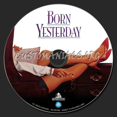 Born Yesterday (1993) blu-ray label