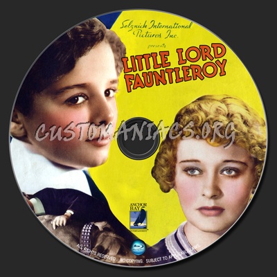 Little Lord Fauntleroy blu-ray label