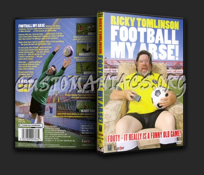 Ricky Tomlinson Football My Arse dvd cover