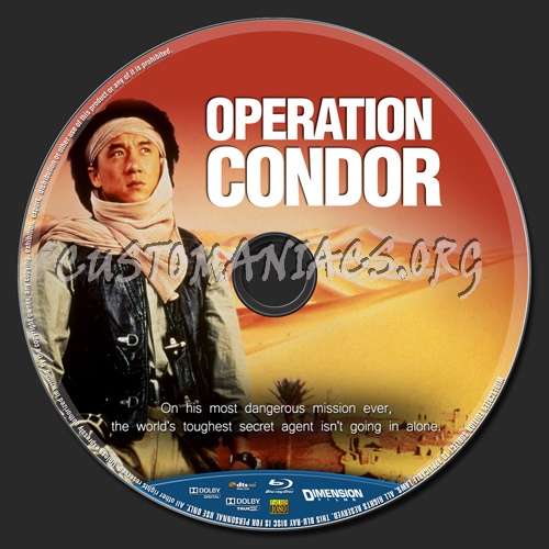 Operation Condor blu-ray label