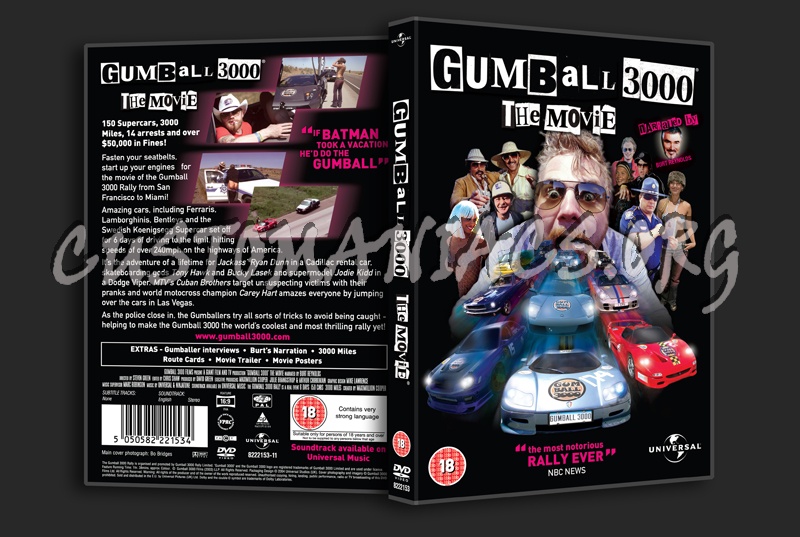 Gumball 3000 The Movie dvd cover