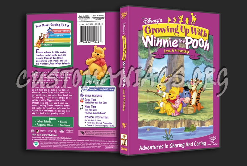 Growning Up With Winnie the Pooh: Love & Friendship dvd cover