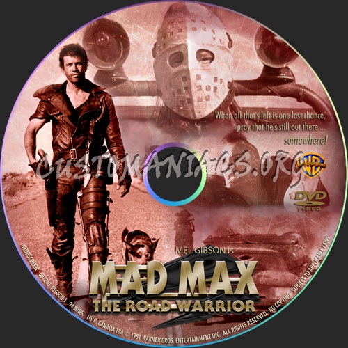 Mad Max 1-3 dvd label
