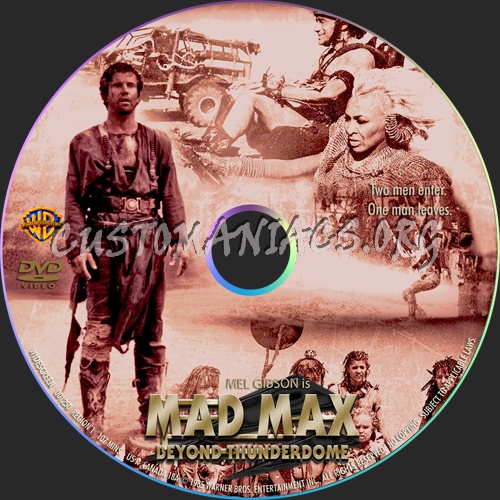 Mad Max 1-3 dvd label