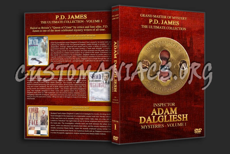 Inspector Adam Dalgliesh Mysteries - Vol. 1 dvd cover