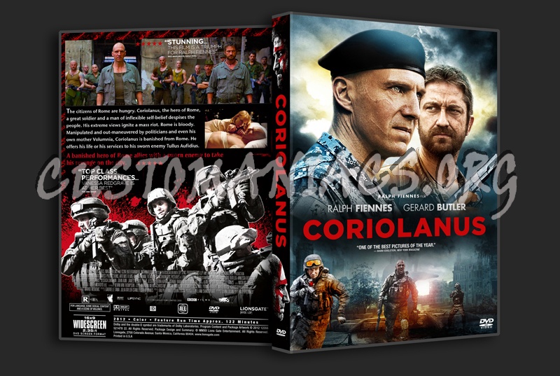 Coriolanus dvd cover