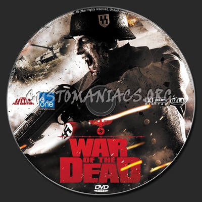 War Of The Dead dvd label