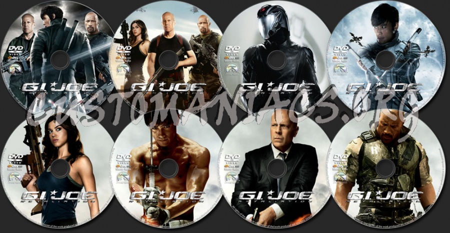 G.I. Joe Retaliation dvd label