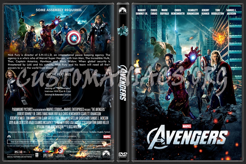 The Avengers dvd cover