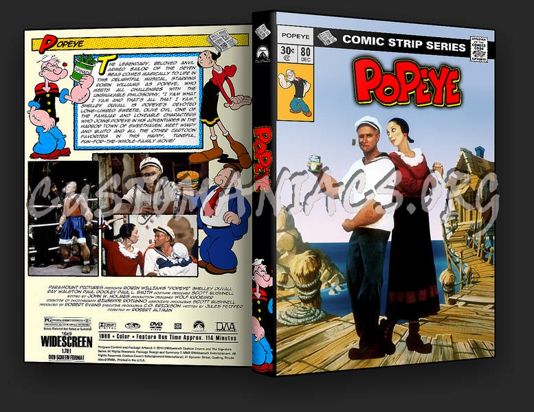 Popeye dvd cover