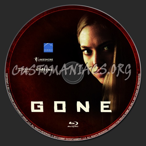 Gone blu-ray label