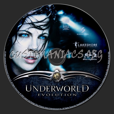 Underworld Evolution blu-ray label