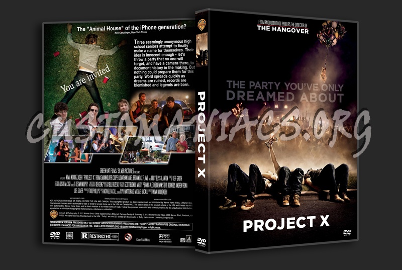 Project X dvd cover