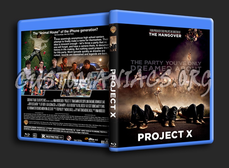 Project X blu-ray cover