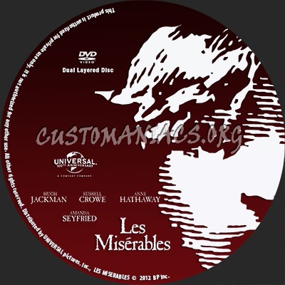 Les Misrables dvd label