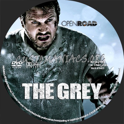 The Grey dvd label