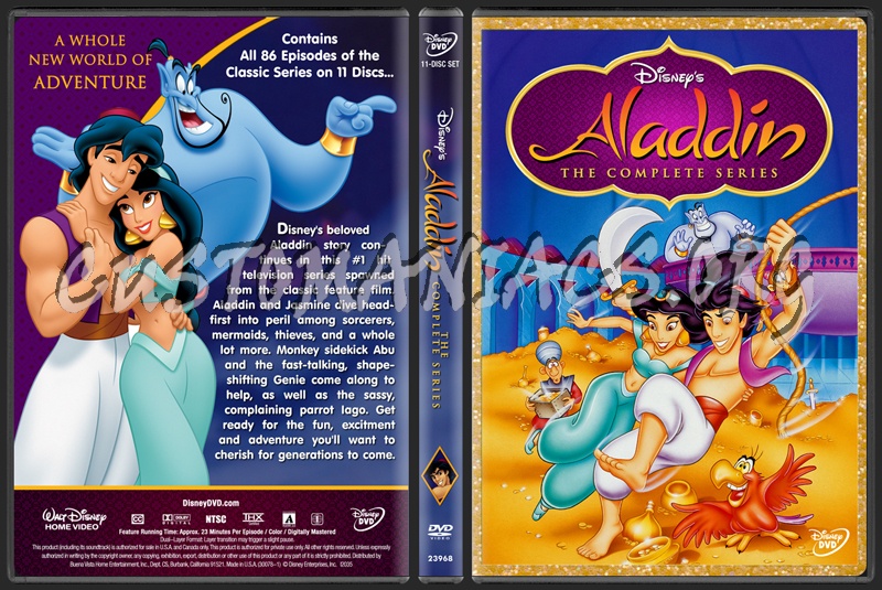 Aladdin - The Complete Series dvd cover