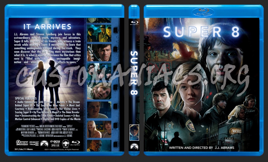 Super 8 Custom blu-ray cover