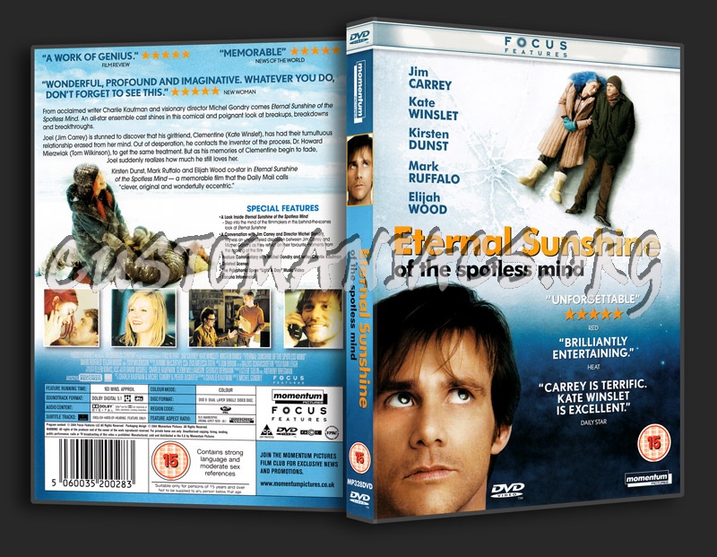 Eternal Sunshine Of The Spotless Mind dvd cover