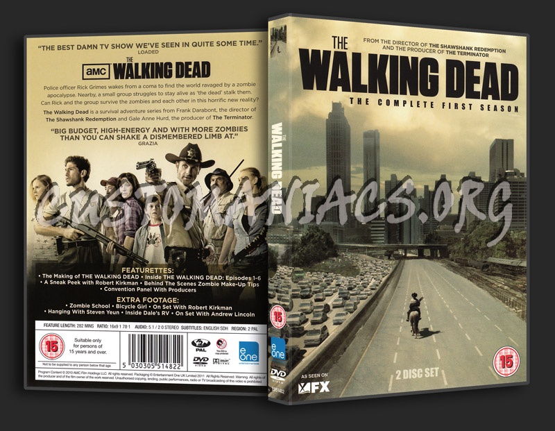 The Walking Dead - Season 1 dvd cover