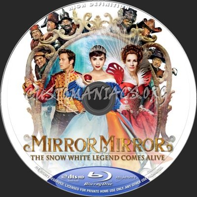 Mirror Mirror blu-ray label