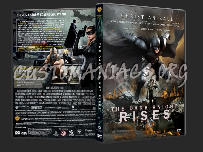 The Dark Knight Rises (2012) dvd cover