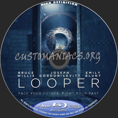 Looper blu-ray label