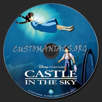 Castle In The Sky blu-ray label