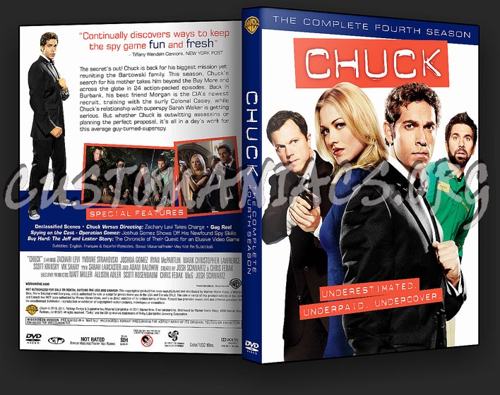 Chuck - Season 4 dvd cover