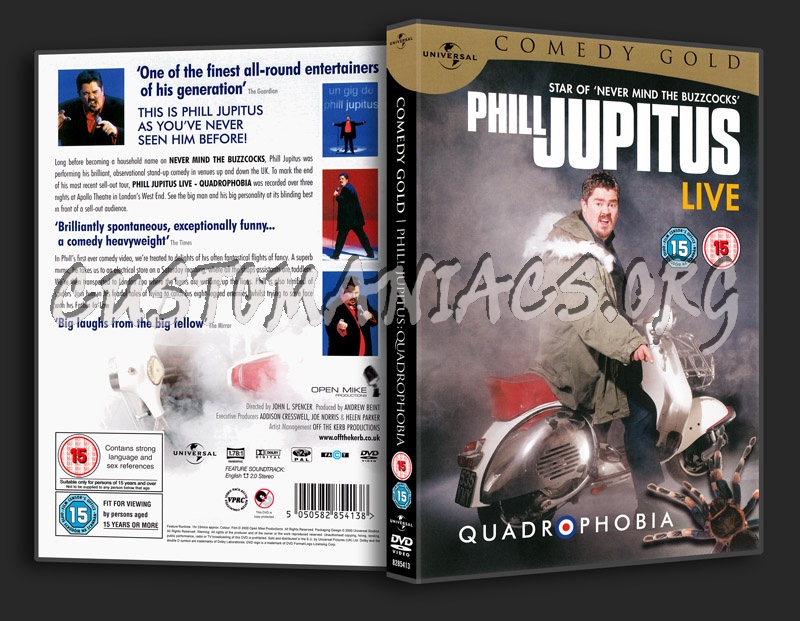 Phill Jupitus: Quadrophobia dvd cover