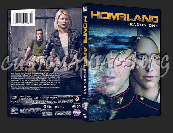Homeland Season One dvd cover