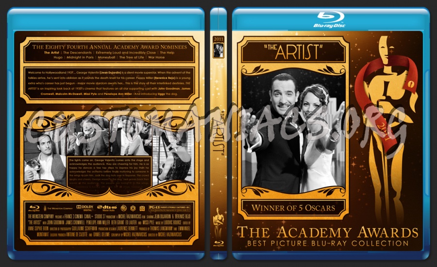 The Artist - 2011 - Academy Awards Collection blu-ray cover