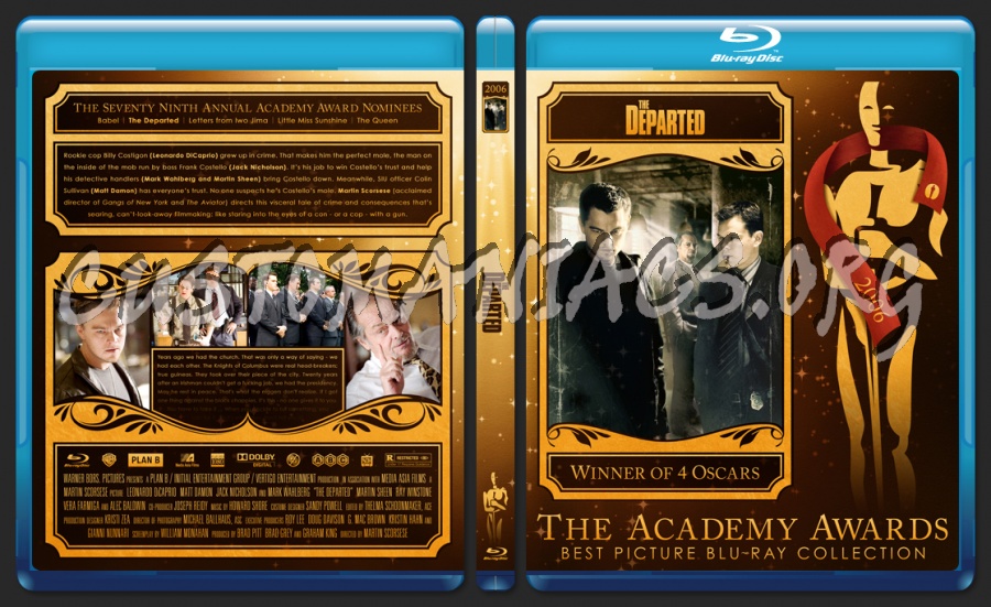 The Departed - 2006 - Academy Collection blu-ray cover