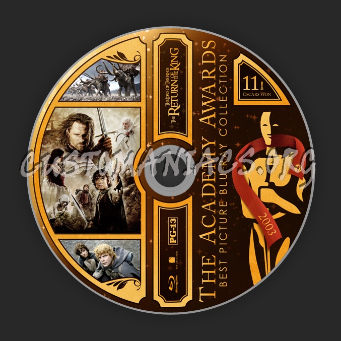 The Lord of the Rings: The Return of the King - 2003 - Academy Awards Collection blu-ray label