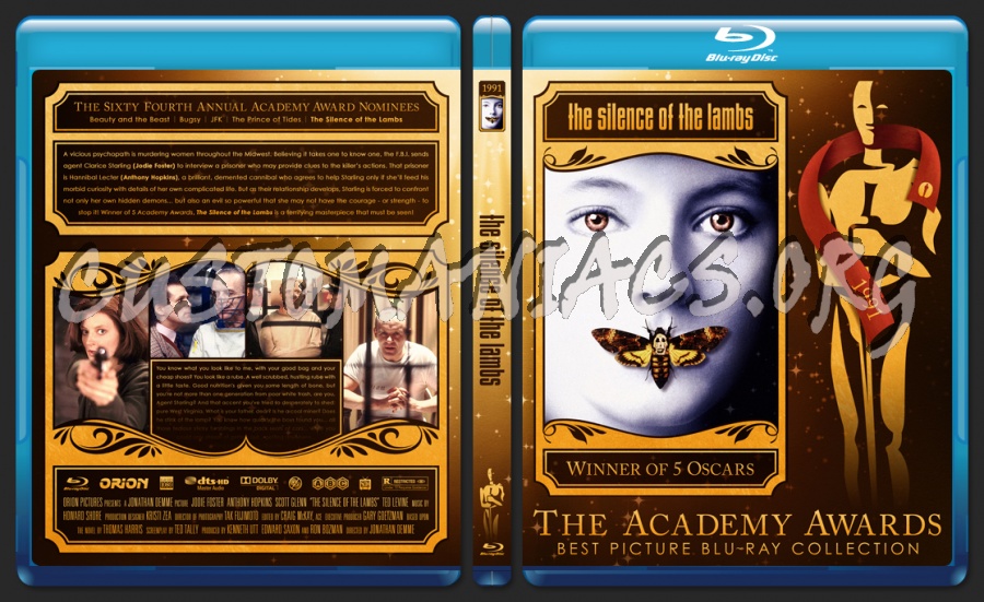 The Silence of the Lambs - 1991 - Academy Awards Collection blu-ray cover