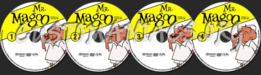 Mr Magoo Show dvd label