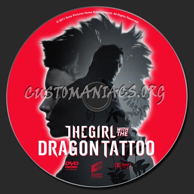 The Girl With The Dragon Tattoo dvd label