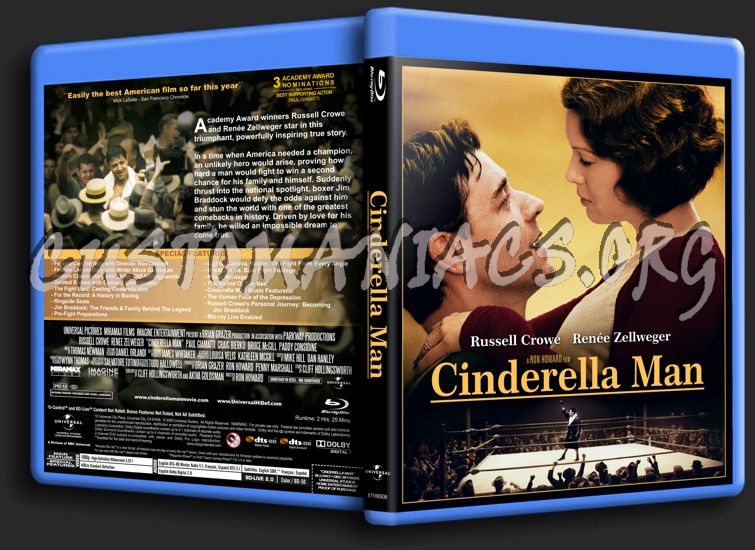 Cinderella Man blu-ray cover