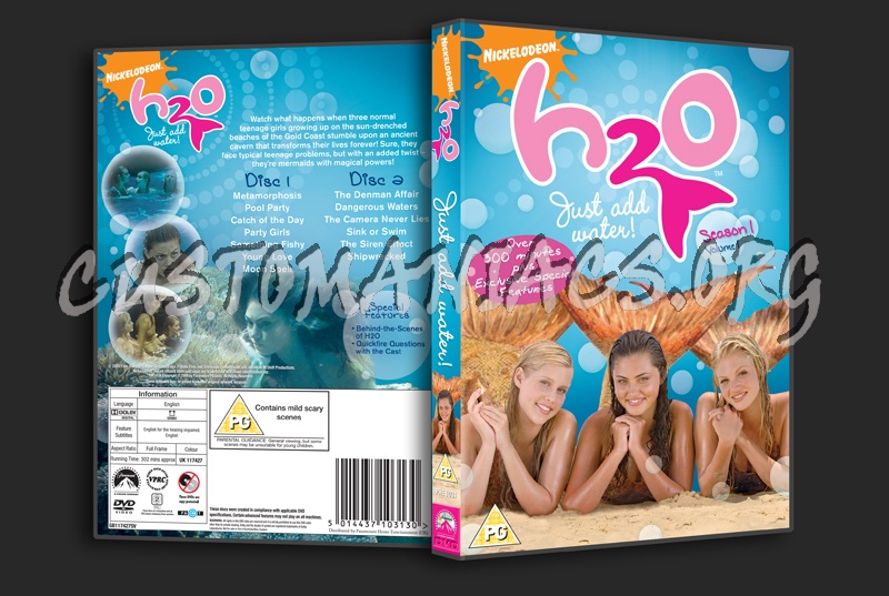 H2O Just Add Water Season 1 Volume 1 dvd cover