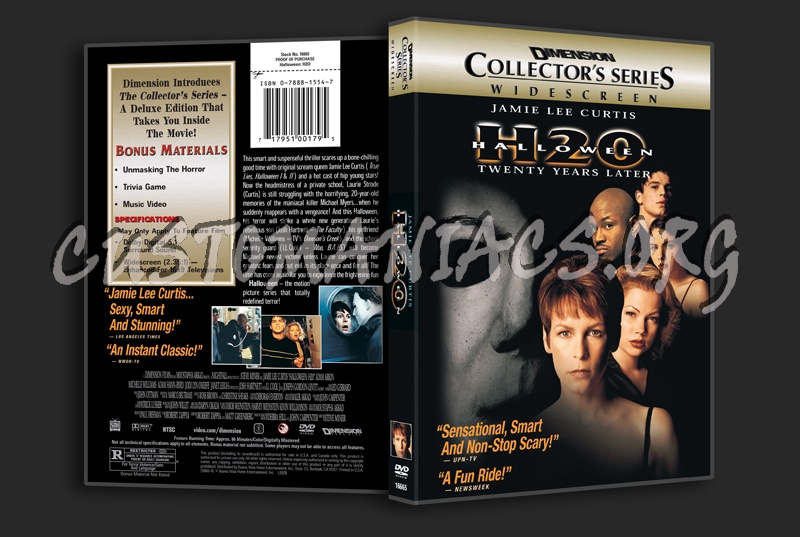 Halloween H20 dvd cover