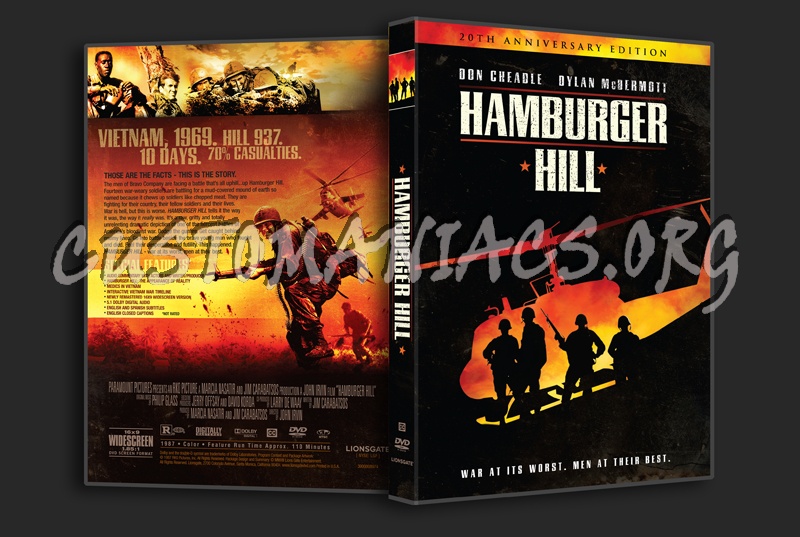 Hamburger Hill dvd cover