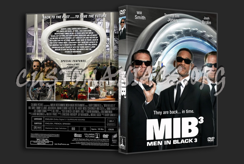 Men In Black III (3) dvd cover