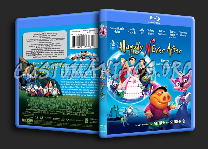 Happily N'ever After blu-ray cover - DVD Covers & Labels by