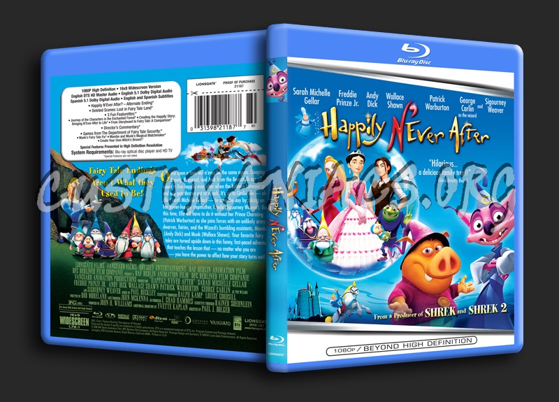 Happily N'ever After blu-ray cover