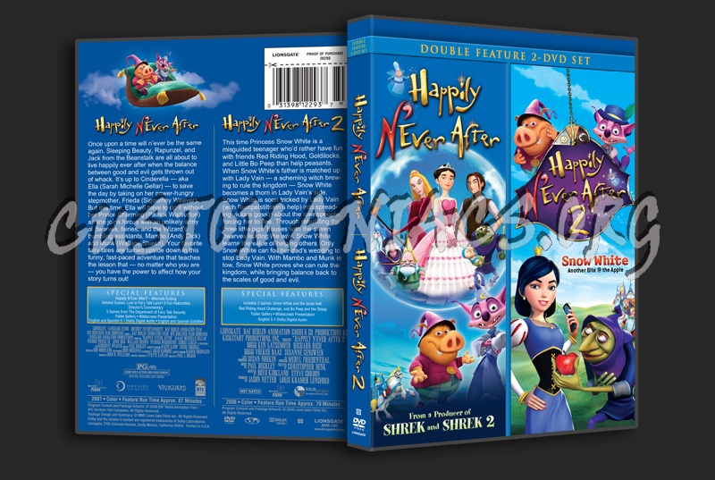 Happily N'ever After / Happily N'ever After 2 dvd cover